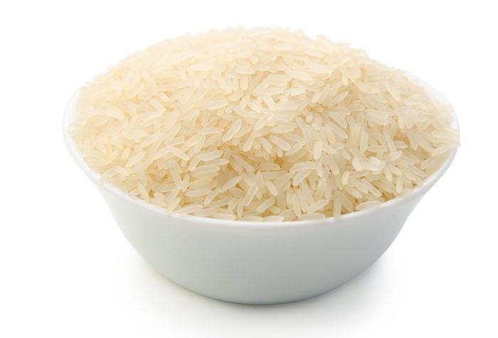 Rice,In,White,Bowl,Isolated,With,Clipping,Path.