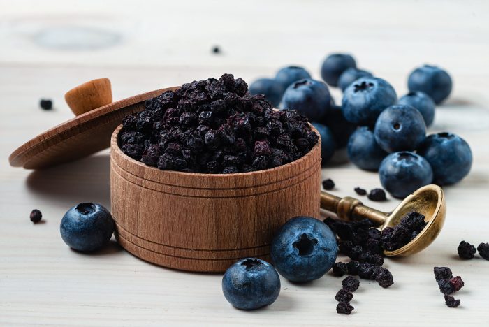 Antioxidant,Rich,Blueberry,Made,Freeze,Dried,Super,Food,And,Hand