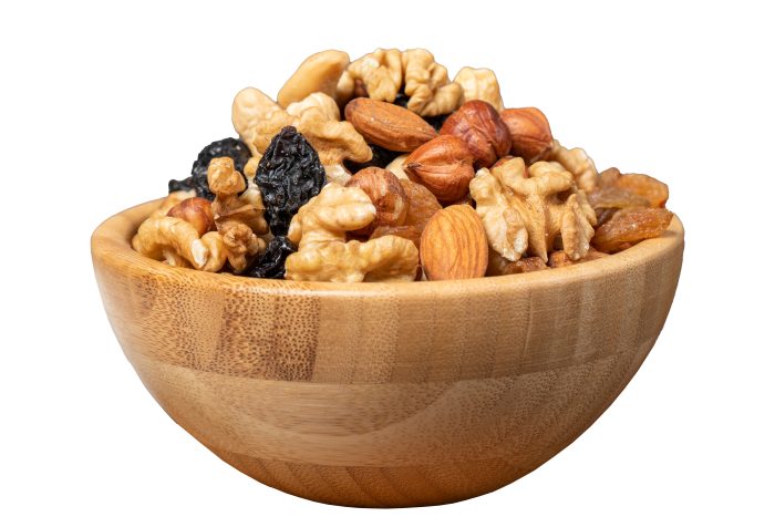 Mixed,Raw,Nuts,Isolated,On,White,Background.,Special,Mixed,Nuts